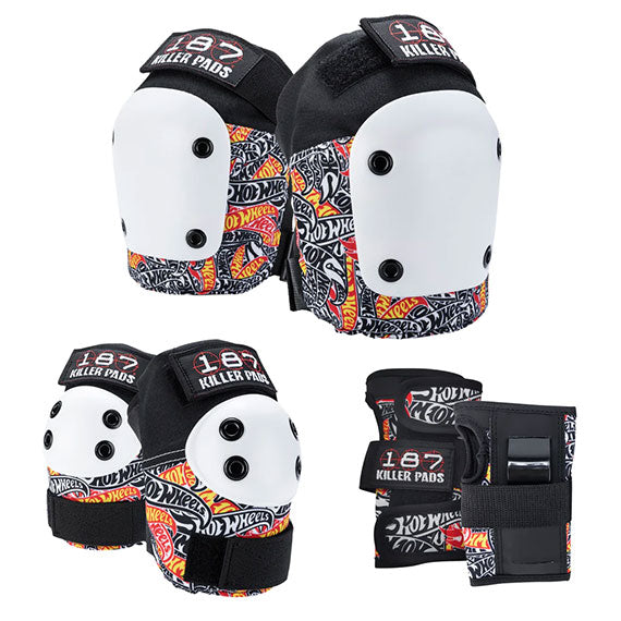 187 Killer Pads Adult 6 Piece Combo Pack Hot Wheels