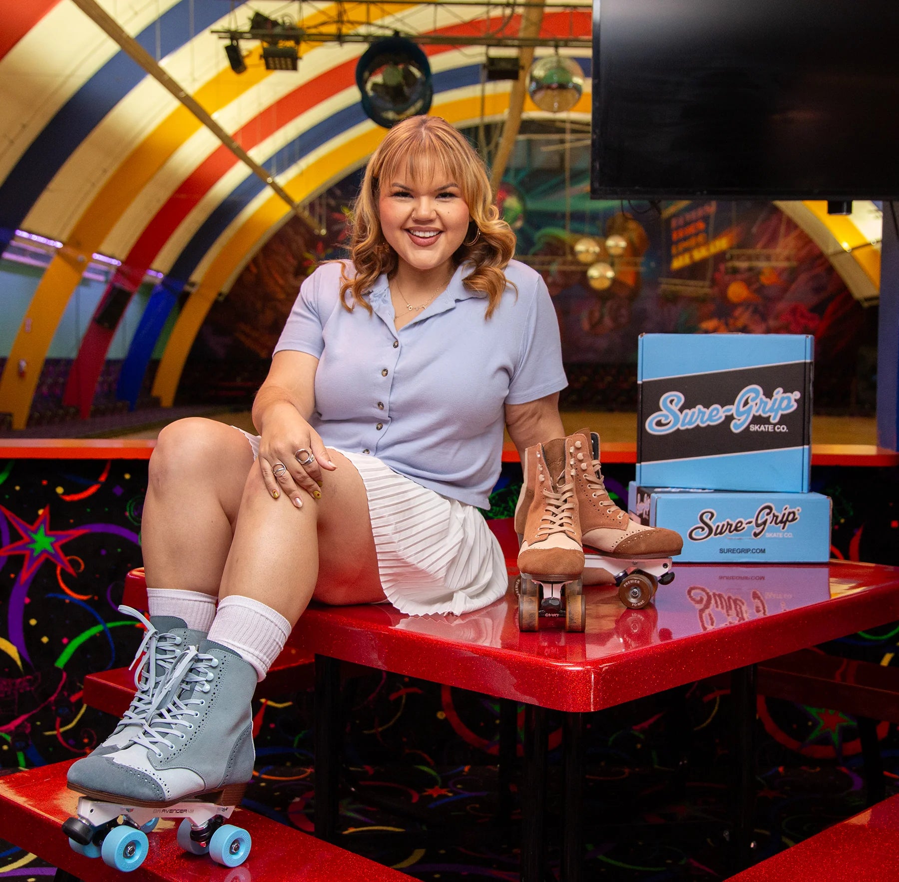 Ashley Nell Tipton Sure Grip Oxford Tipton Roller Skates