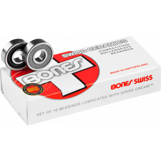 Bones Bearings - 8mm Swiss Cermaic Bearings (16 Pack)