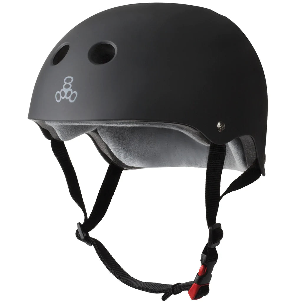 Triple Eight - Black Matte (Certified Sweatsaver Helmet)