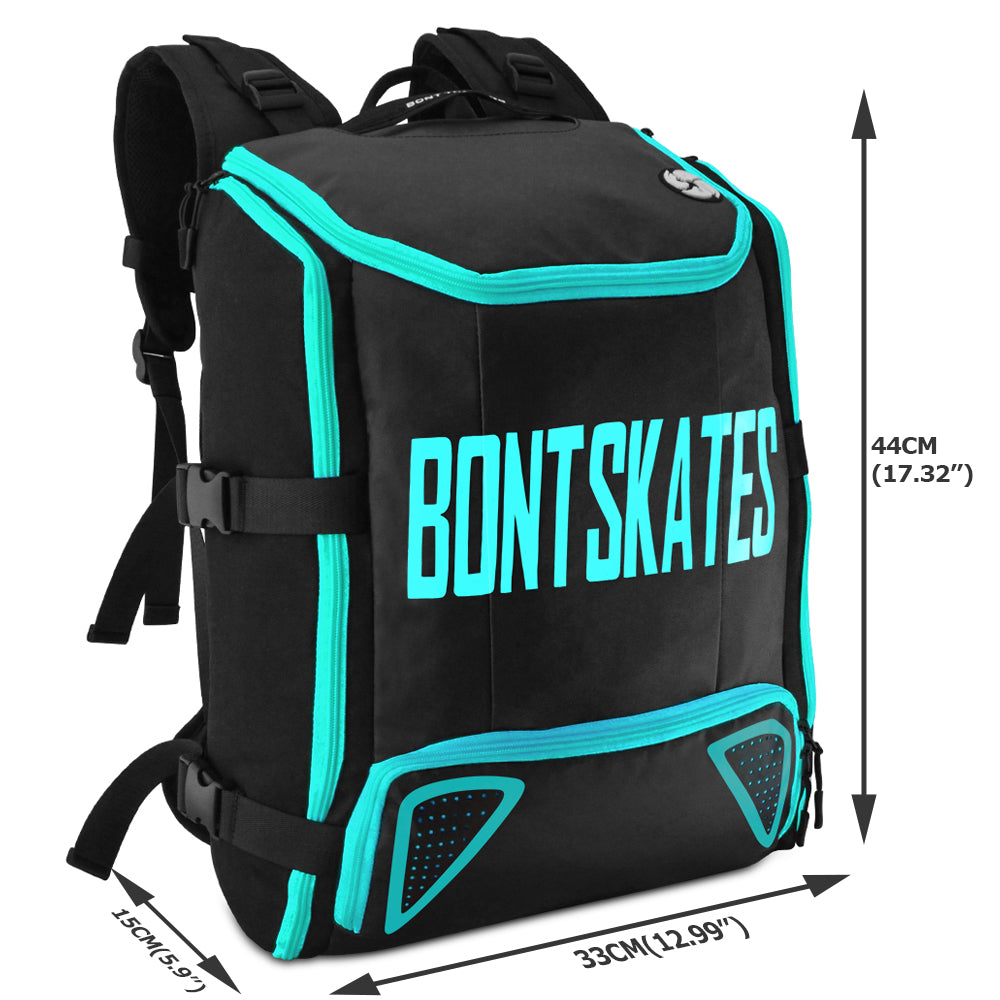 Bont Backpack-Black-pool-party-blue