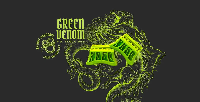 Brunny Hardcore - Slide Blocks (Green Venom, P.O. Blocks 3056)
