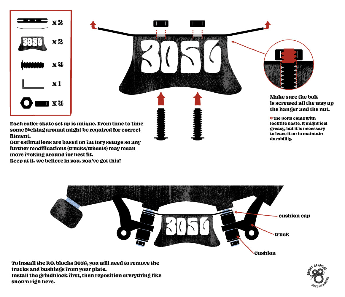 Brunny_Hardcore_Spicy_Ivey_Pro_Blaze_Blocks_Slide_Blocks Installation Guide