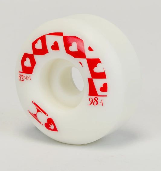Huck Skate Supply Wonderland Wheels Queen of Hearts Wheels 98A 52mm