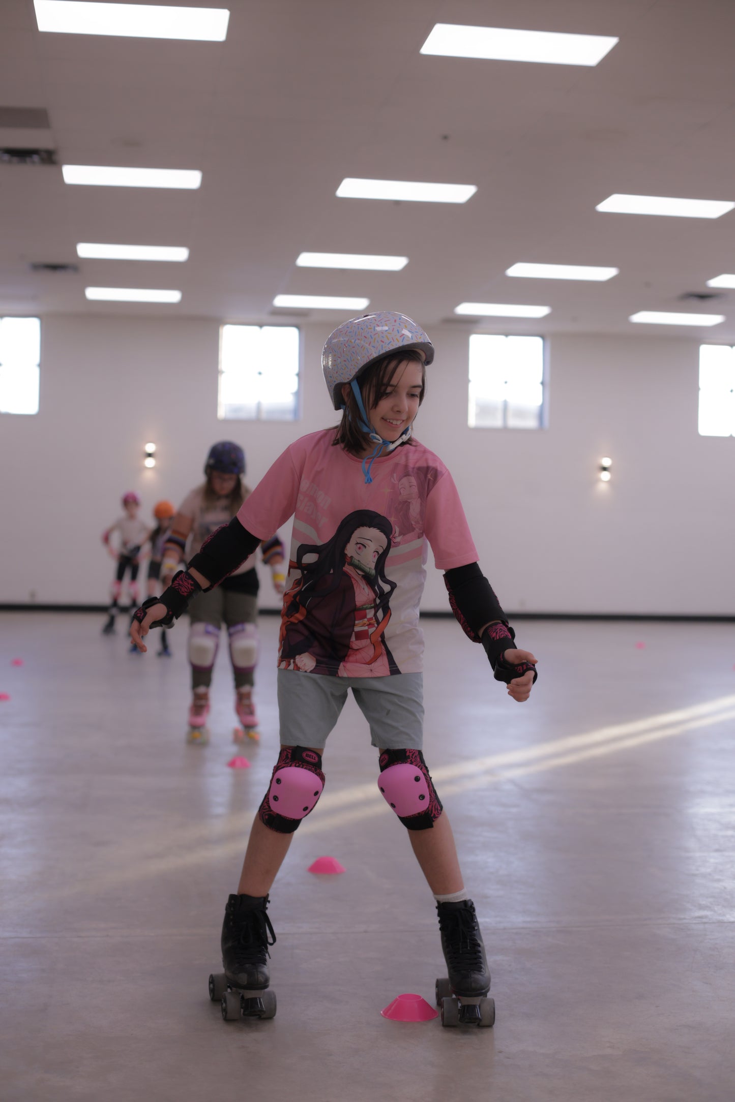 Kids Learn to Skate in Fredericton with Sunshine Rollers, Roller Skating at the Cultural Centre, Downtown Fredericton New Brunswick.