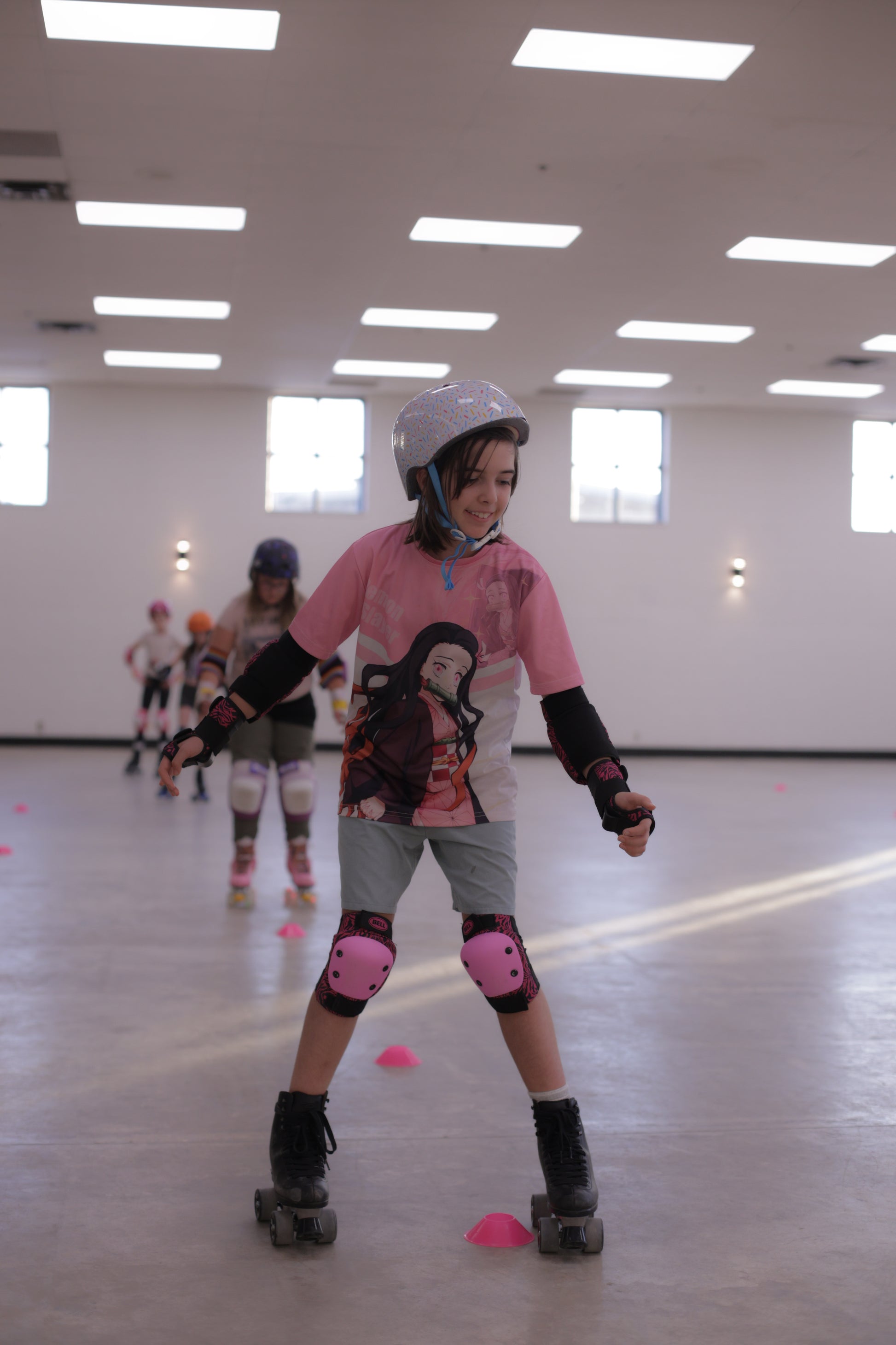 Kids Learn to Skate in Fredericton with Sunshine Rollers, Roller Skating at the Cultural Centre, Downtown Fredericton New Brunswick.