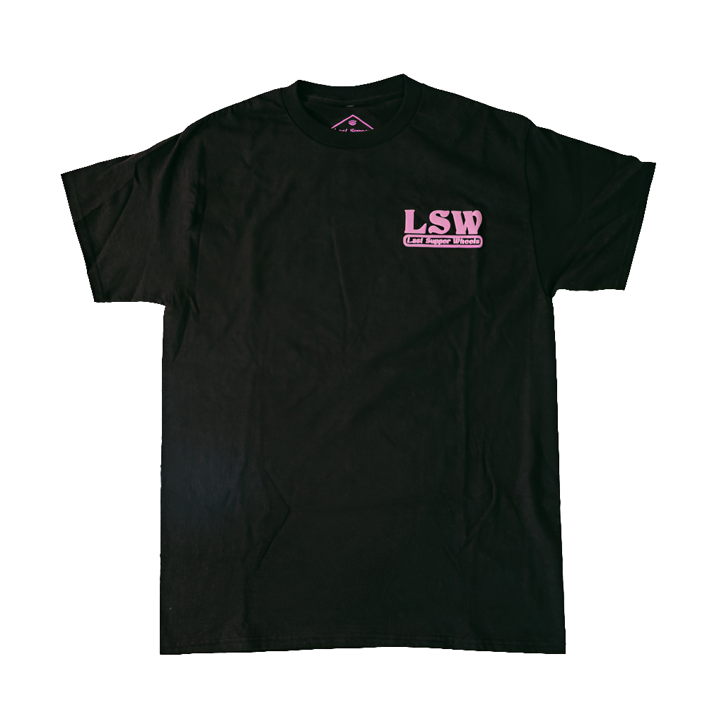 Last-Supper-Wheels-Puff-Pront-Roller-Skate-Tee-Shirt