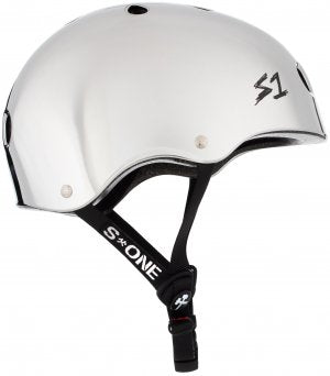 S1 Lifer Helmet – Silver Mirror Gloss
