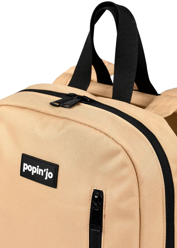 Popin'Jo Lil'Jo Roller Skate Backpack Beige Tan