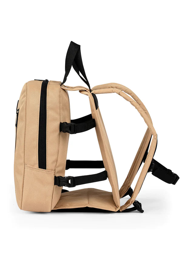 Popin'Jo Lil'Jo Roller Skate Backpack Beige Tan