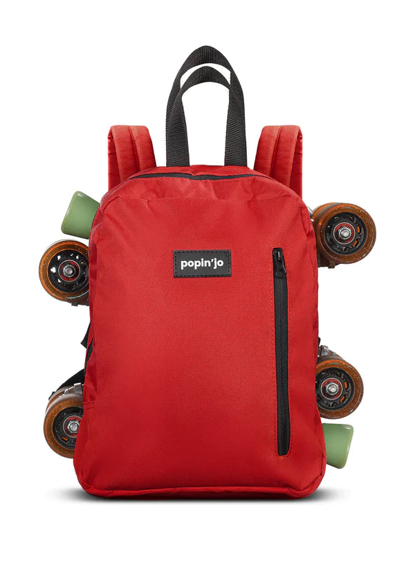Popin'Jo Lil'Jo Roller Skate Backpack Red