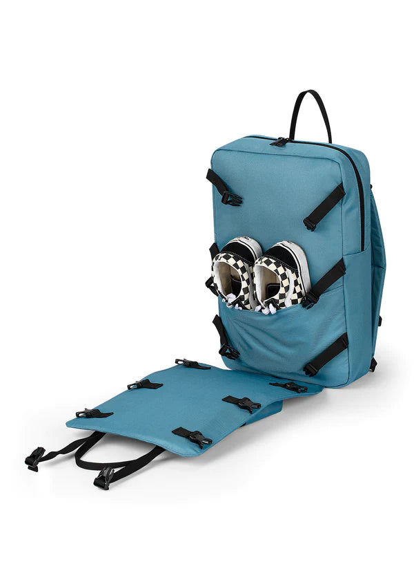 Poppin'Jo Big Jo' Roller Skate Backpack Light Blue