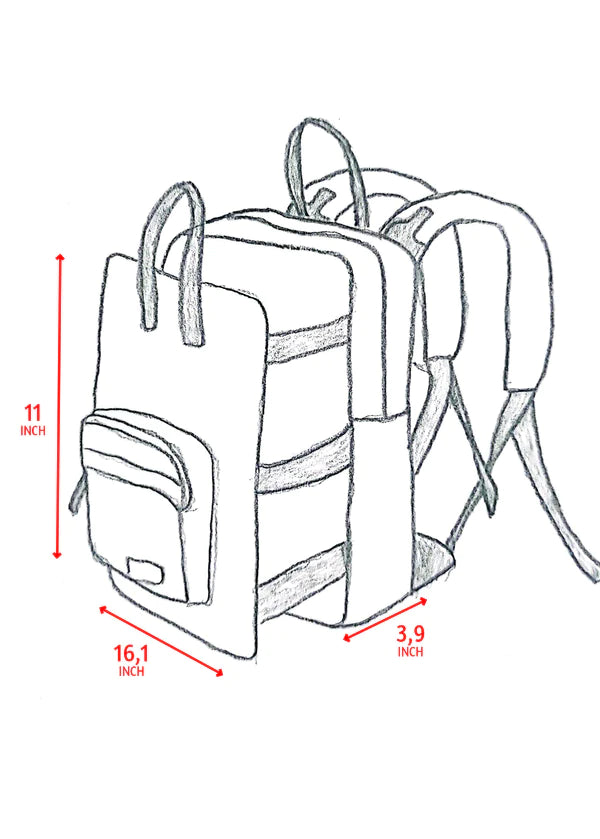 Poppin'Jo Big Jo' Roller Skate Backpack Sizing