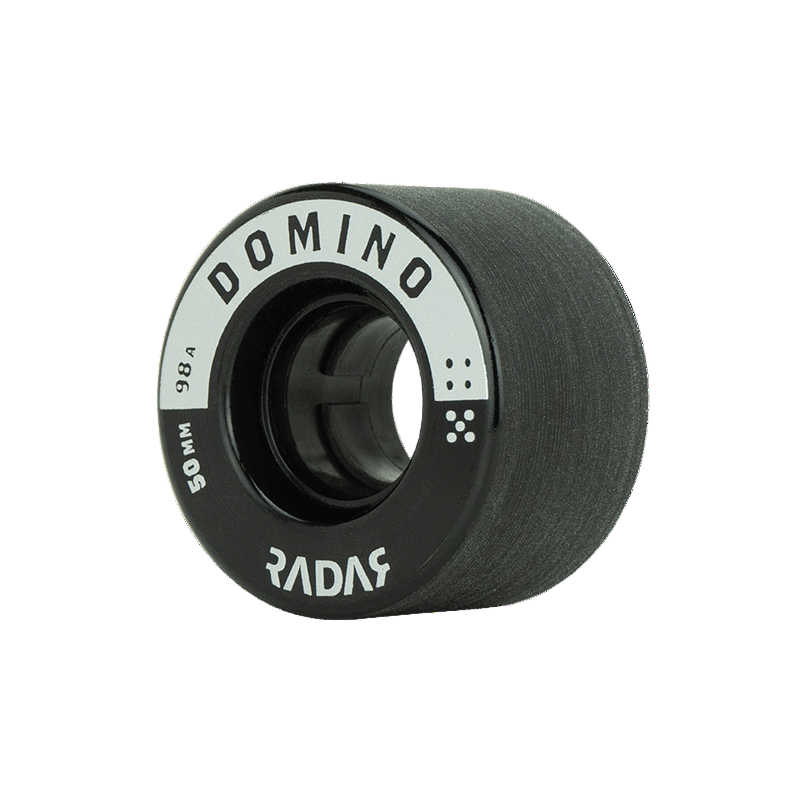 Riedell-Radar-Domino-Wheels-98A-Black-Silver