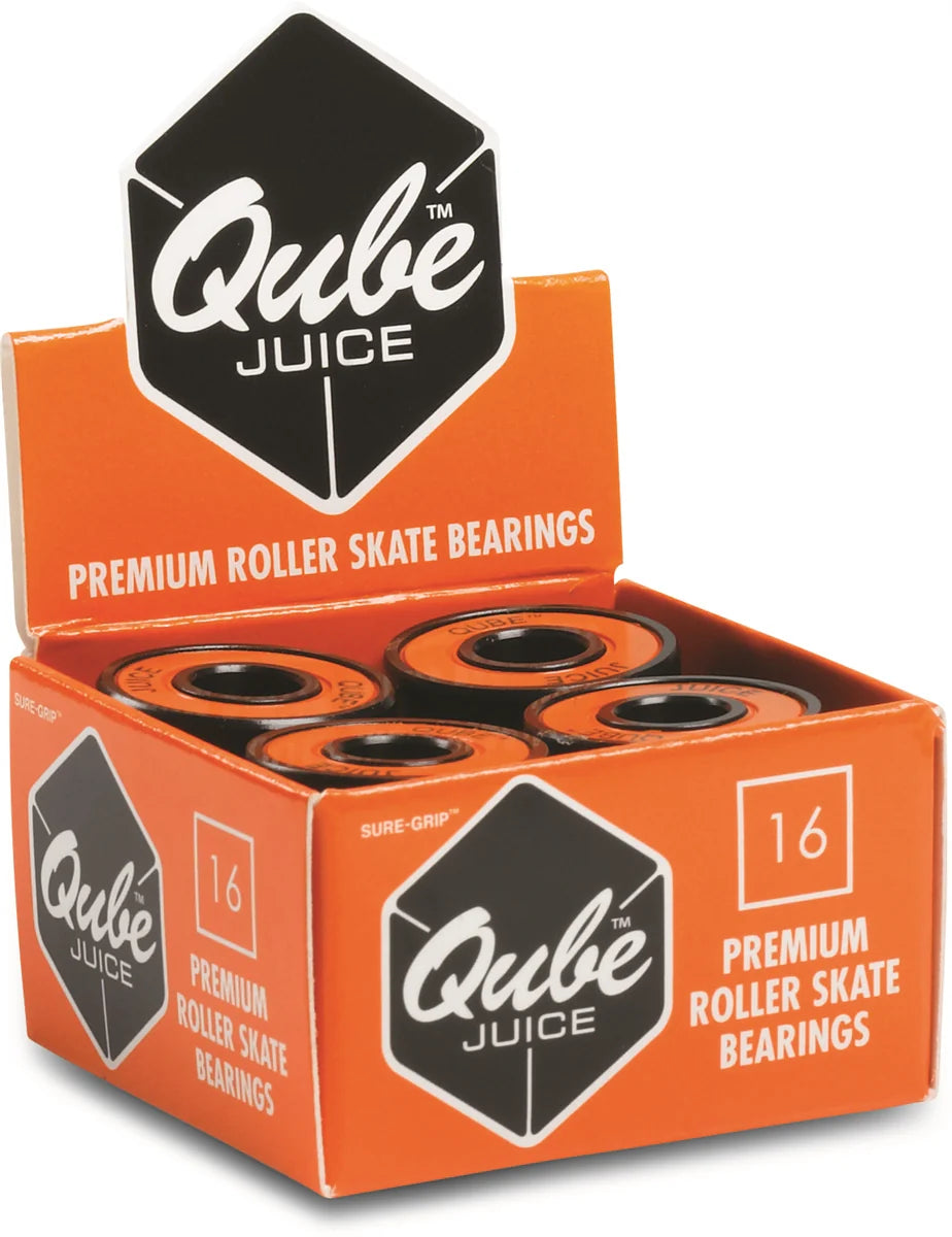 Sure-Grip-Qube-Juice-Premium-Roller-Skate-Bearings-16-pack-8mm