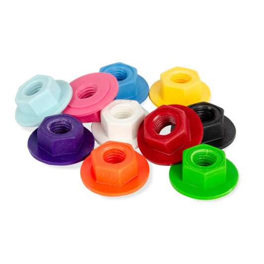 Zero Nutz Sure Grip Roller Skate Axle Nuts 8mm