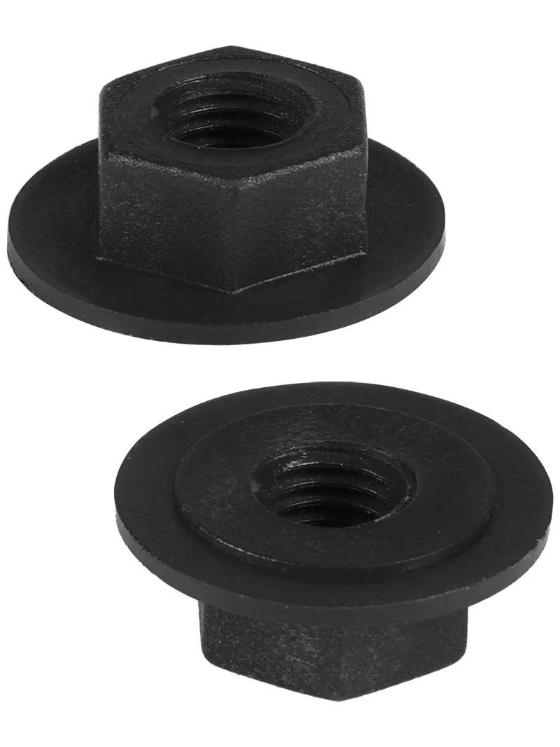 Zero Nutz Sure Grip Roller Skate Axle Nuts 8mm Black