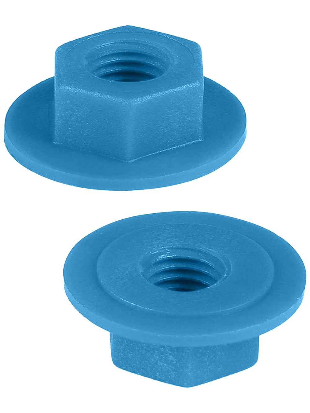 Zero Nutz Sure Grip Roller Skate Axle Nuts 8mm Blue