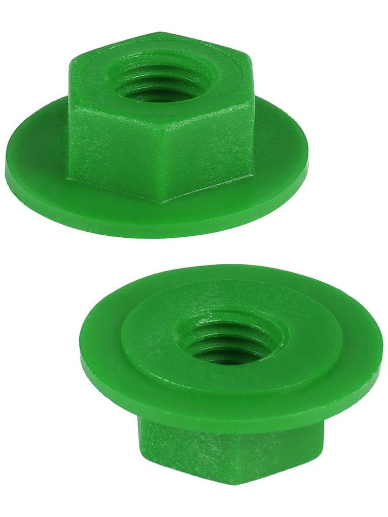 Zero Nutz Sure Grip Roller Skate Axle Nuts 8mm Green