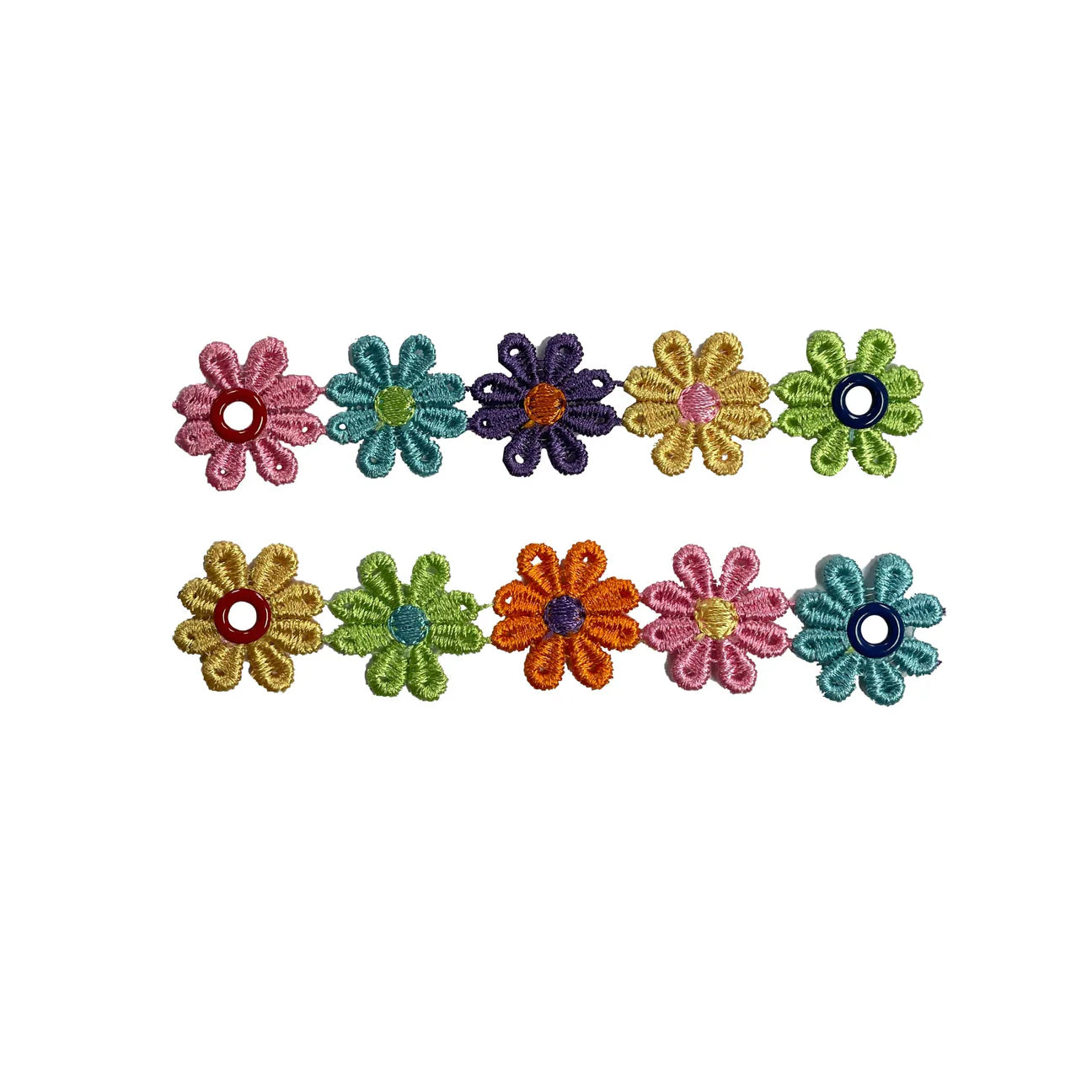 Embroidered Skate Lace Daisy Chains