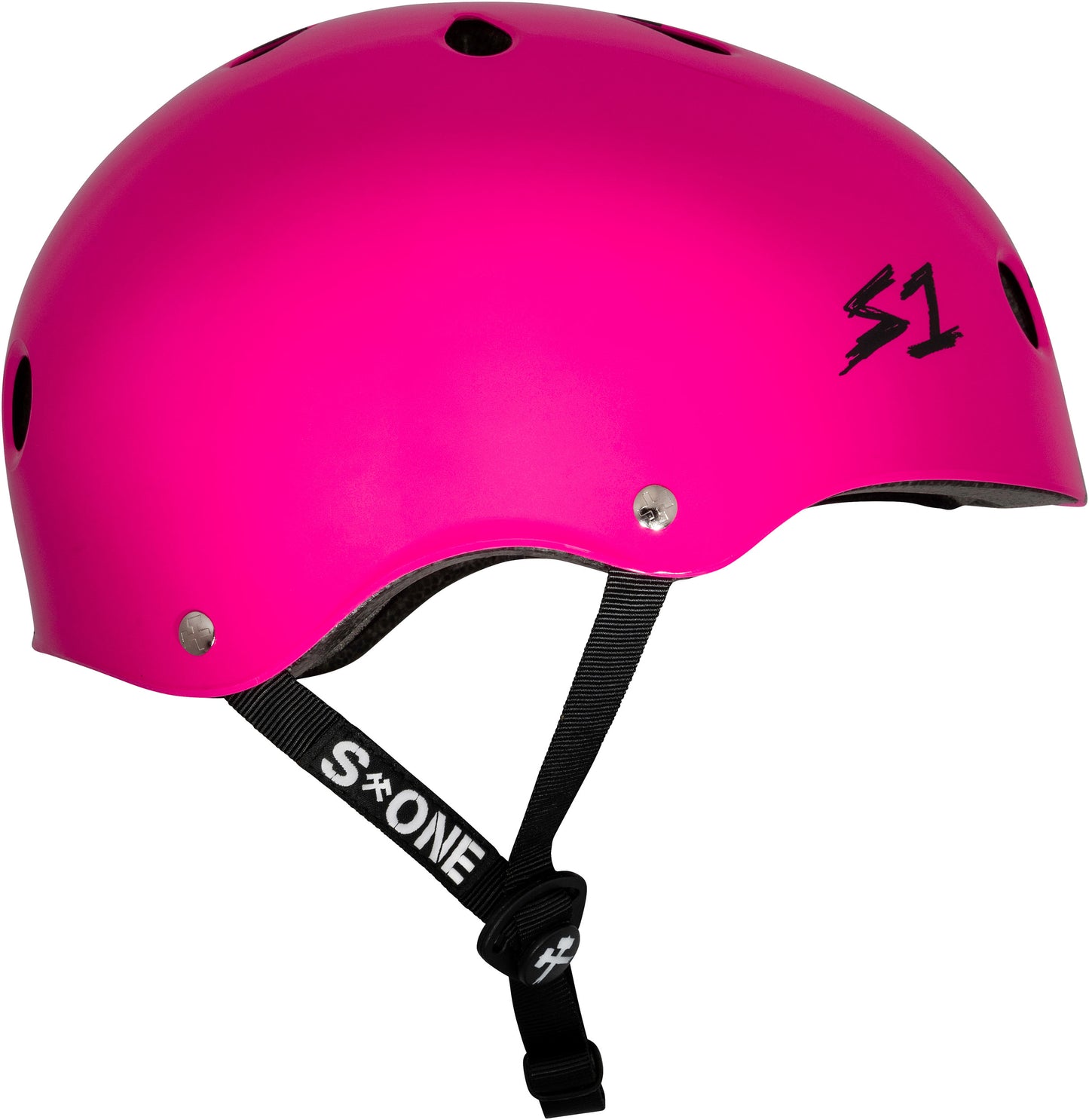 S1 - Lifer Helmet - Pink Gloss w/ Black Checkers