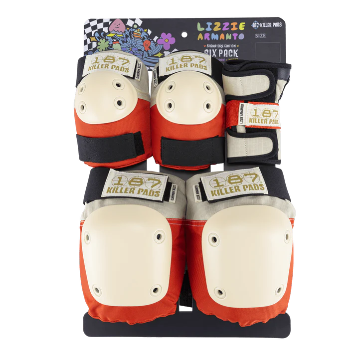 187 Killer Pads Adult 6 Piece Combo Pack Lizzie Armanto