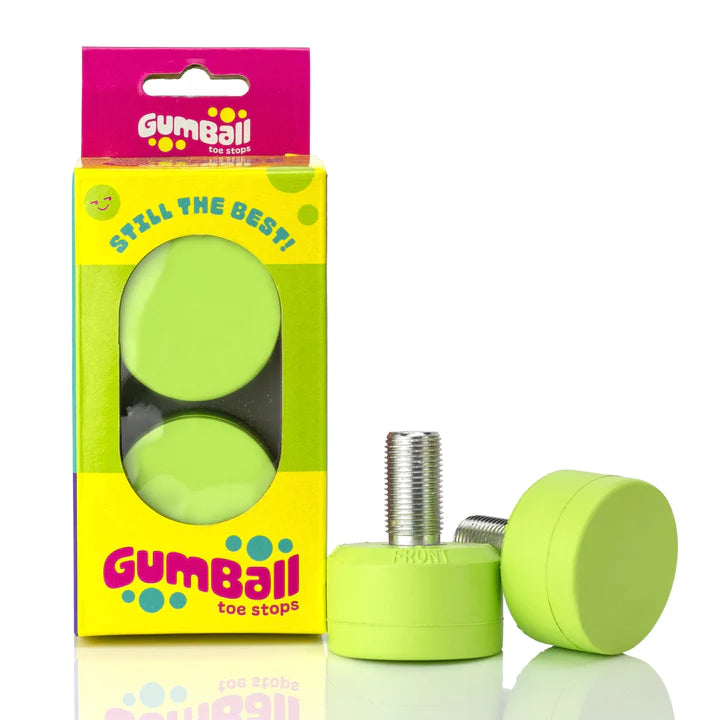 Gumball Toe Stops Roller Skate 75A 83A Short Long Stem Lime