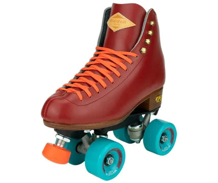 Riedell Crew Roller Skates Crimson Red