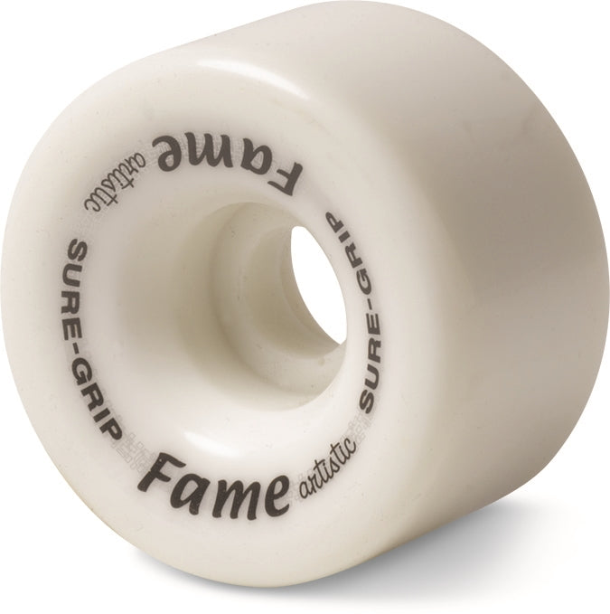 Sure Grip Fame Roller Skate Wheels 95A Solid White