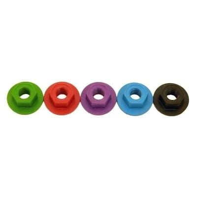 Zero Nutz Sure Grip Roller Skate Axle Nuts 8mm