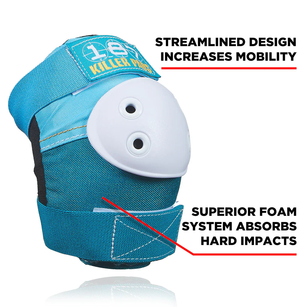 187 Killer Pads - Adult 6 Piece Pack (Teal)