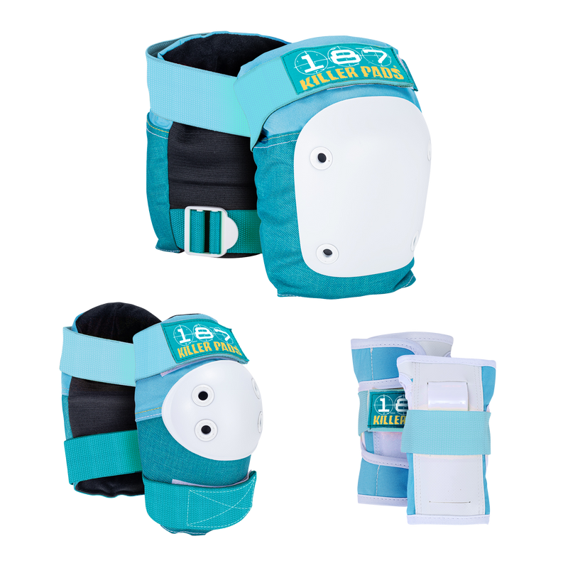 187 Killer Pads - Adult 6 Piece Pack (Teal)
