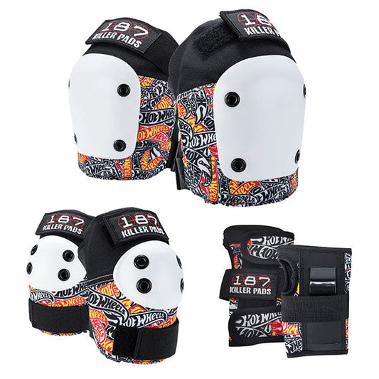 187 Killer Pads Adult 6 Piece Combo Pack Hot Wheels