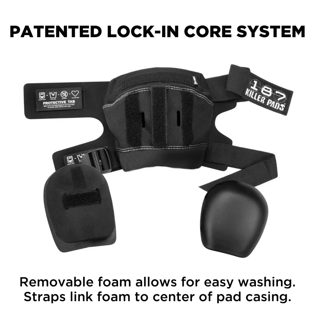 187 Killer Pads Pro Derby Knee Roller Skating Protection Black