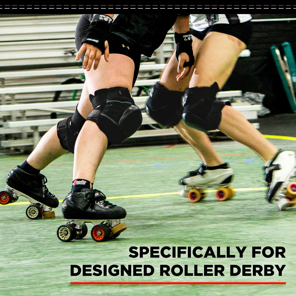 187 Killer Pads Pro Derby Knee Roller Skating Protection Black 4