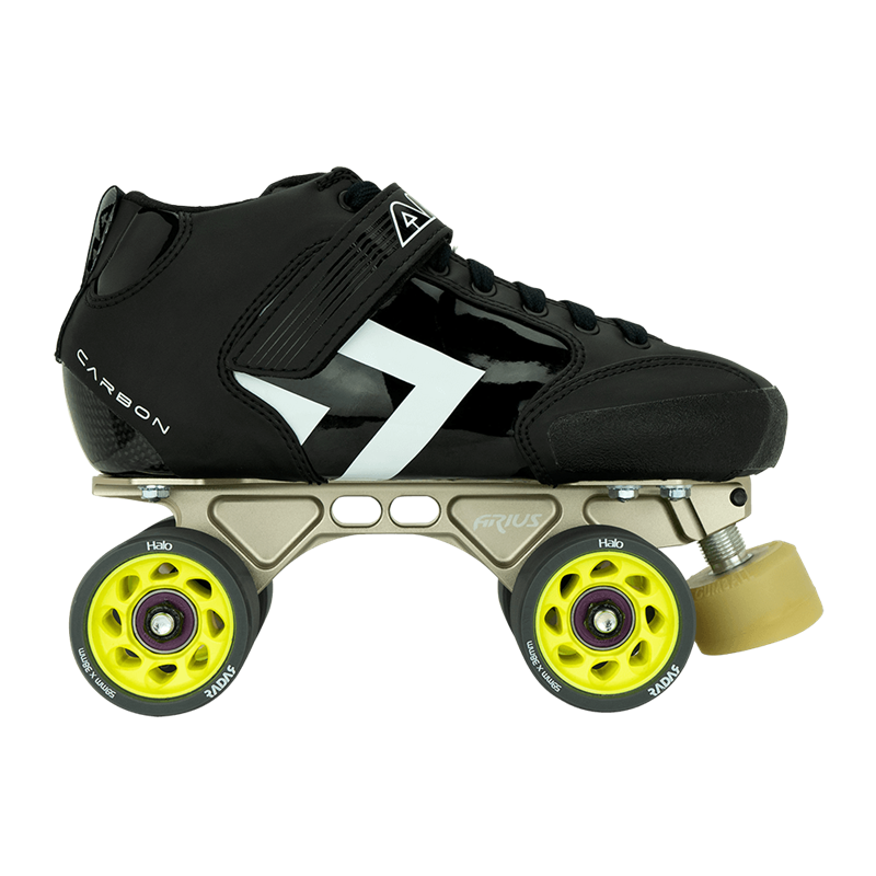 Antik Jet Carbon Roller Skates with Powerdyne Arius Plates