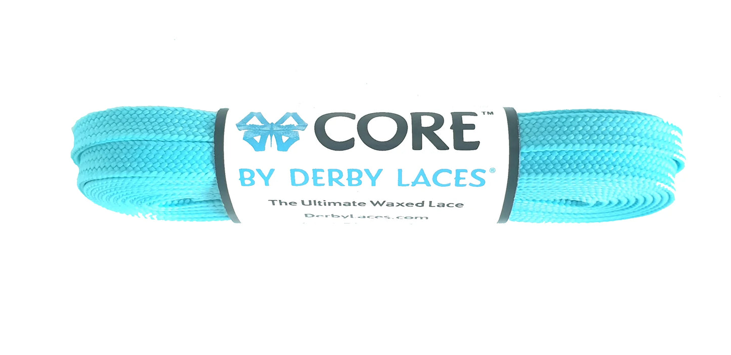 Derby Laces - CORE, BLUE Waxed Laces