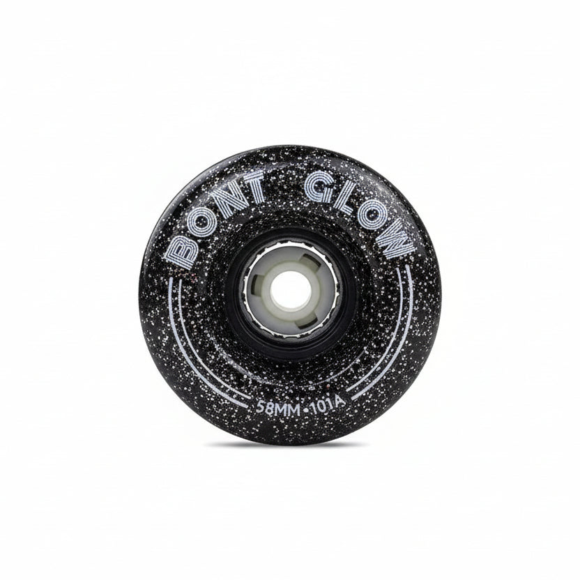 Bont-Roller-Skate-Glow-Wheels-58mm-101A-Obisidian-Black
