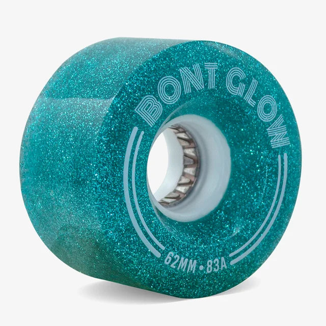 Bont-Roller-Skate-Glow-Wheels-62mm-83A-Chameleon-Green