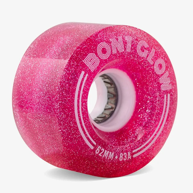 Bont-Roller-Skate-Glow-Wheels-62mm-83A-Love-Letter-Pink