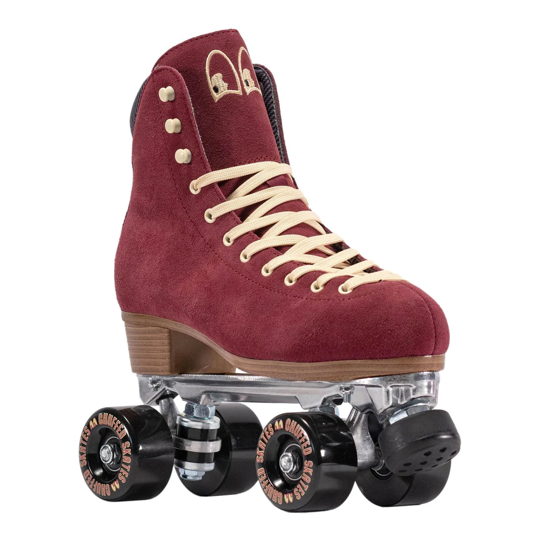 Chuffed Wanderer Roller Skates Burgundy