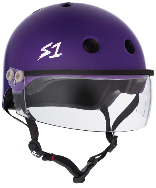 S1 Lifer Helmet W/ Visor Gen 2 - Matte Purple