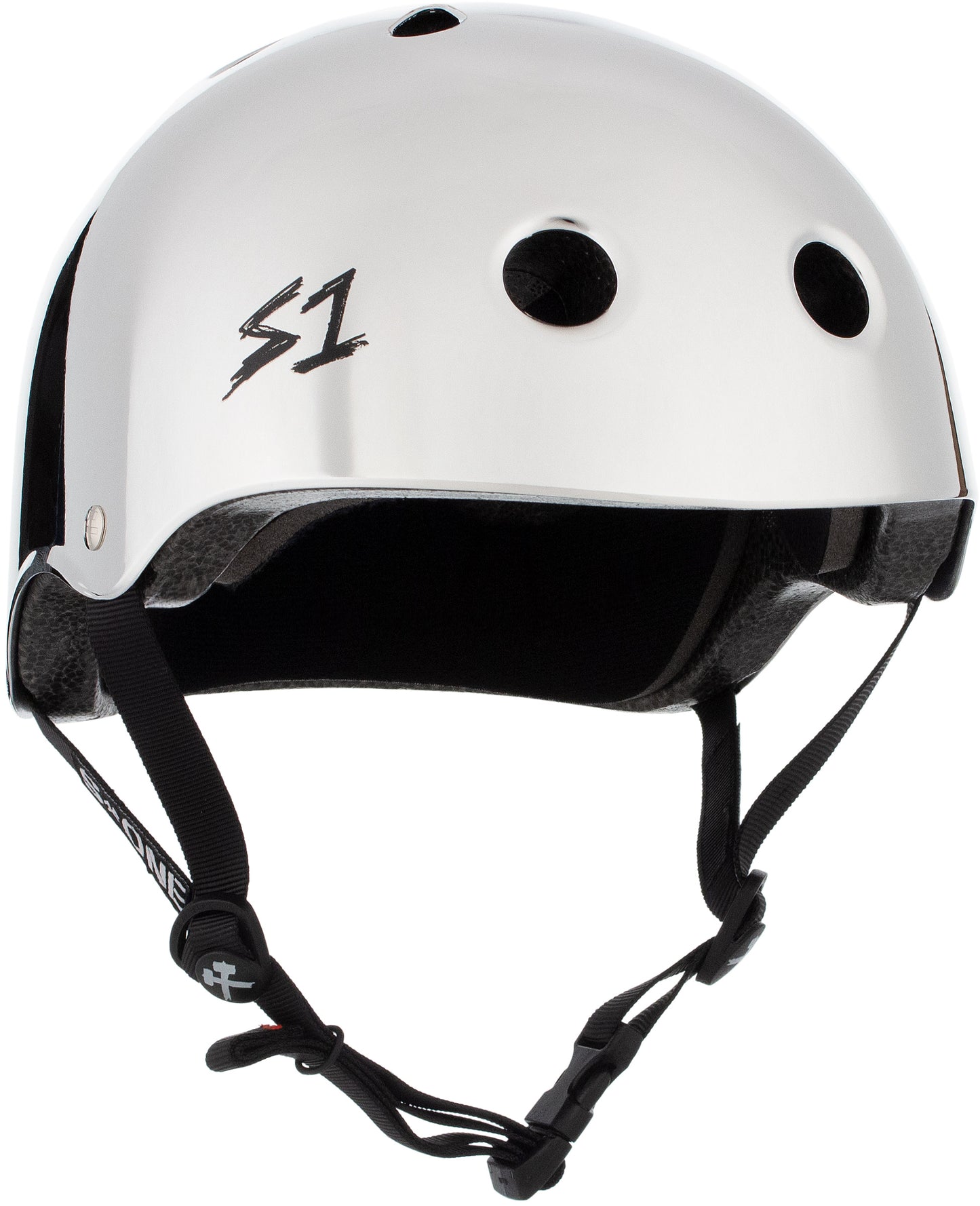 S1 Lifer Helmet – Silver Mirror Gloss