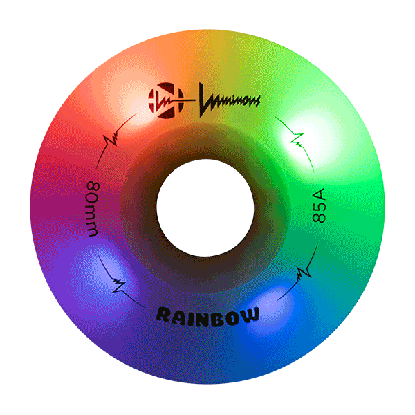 Luminous-Roller-Skate-Glow-Wheels-85A-62mm-Rainbow