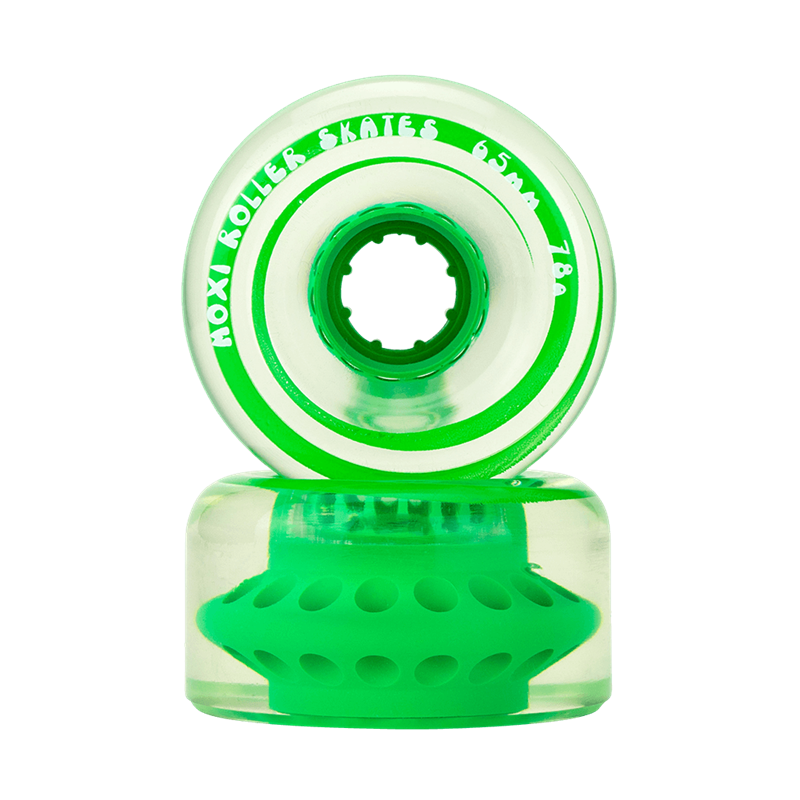 Moxi-Classic-Outdoor-Roller-Skate-Wheels-Clear-Green-Apple