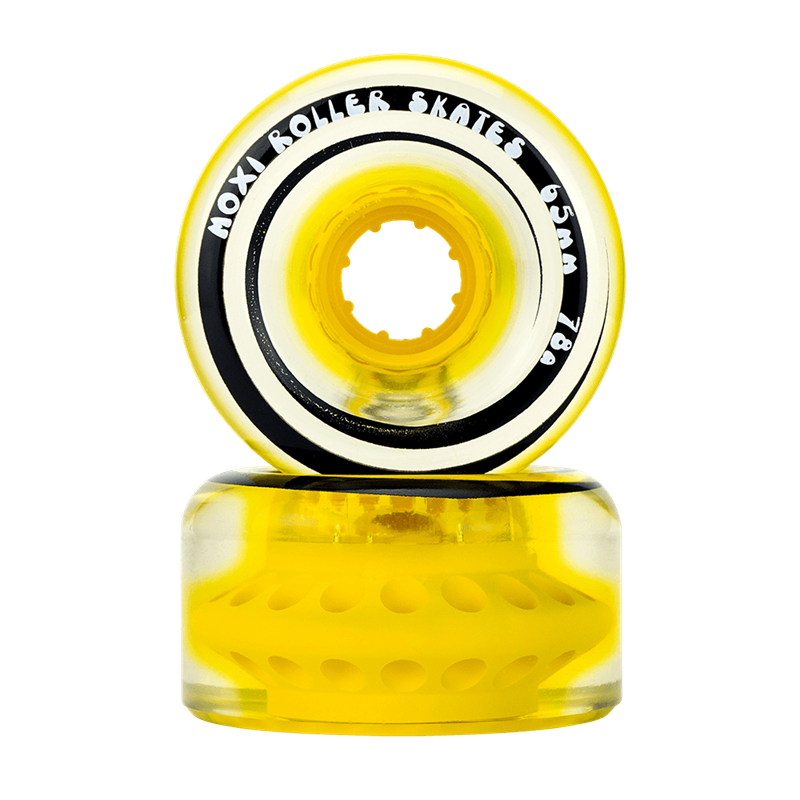 Moxi-Classic-Outdoor-Roller-Skate-Wheels-Clear-Pineapple-Yellow