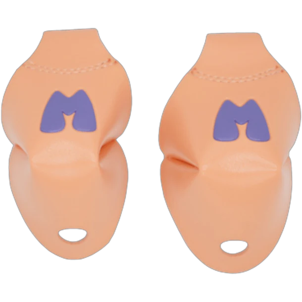 Moxi-Twinkle-Toe-Caps-Peach-Blanket-Front-View
