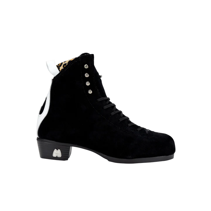 Moxi Jack 1 Black Suede Roller Skate Boot