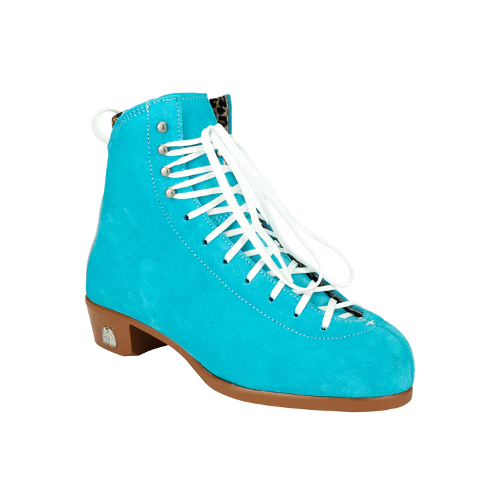 Moxi Jack 1 True Blue Suede Roller Skate Boot