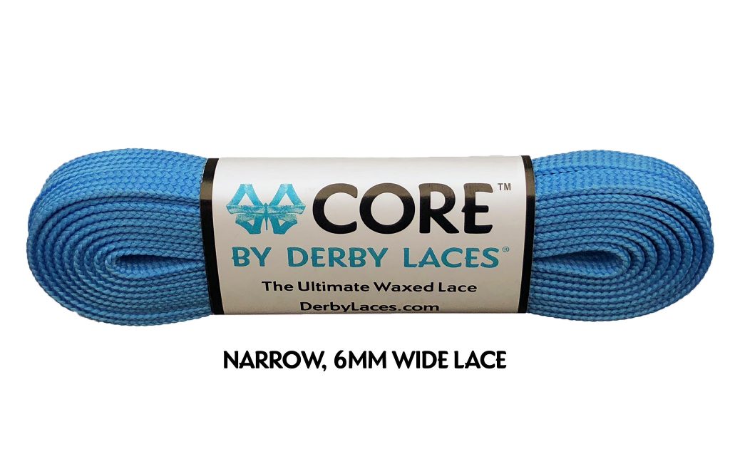 Derby Laces - CORE, BLUE Waxed Laces
